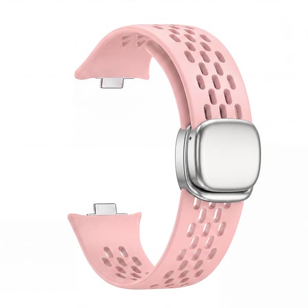 Rem til Xiaomi 8 /9 /10 Pro, Magnetisk Spænde, Åndbar Silikone Pink