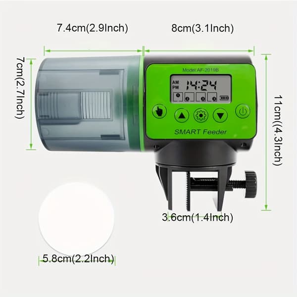 Fiskefoder Intelligent Timing Automatisk Fodring