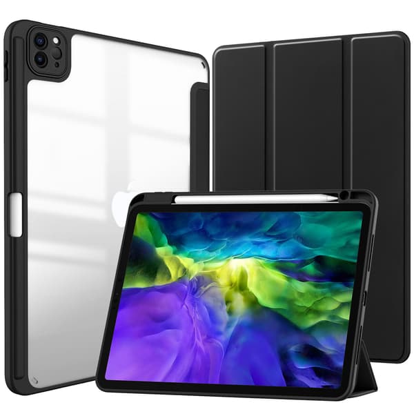 Skyddsfodral för iPad mini 4:e/5:e generationen 7,9 tum, klar akryl baksida