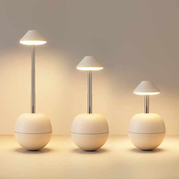 Justerbart USB LED nattlys for nattbord. White