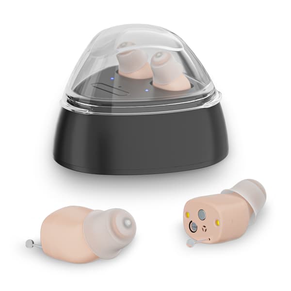 Høreapparater Smart Mini Stemmeforsterker For Eldre Mennesker Black
