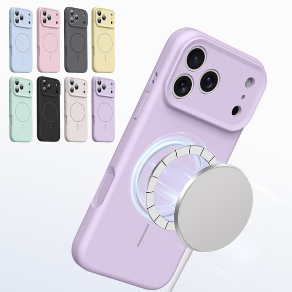 Telefoncover til iPhone 17 Pro Max Stødsikkert Robust Magnetisk Purple