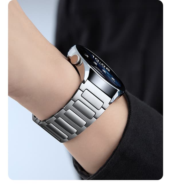 Urrem til Huawei Watch GT5/GT6 Titaniumlegering (sort)