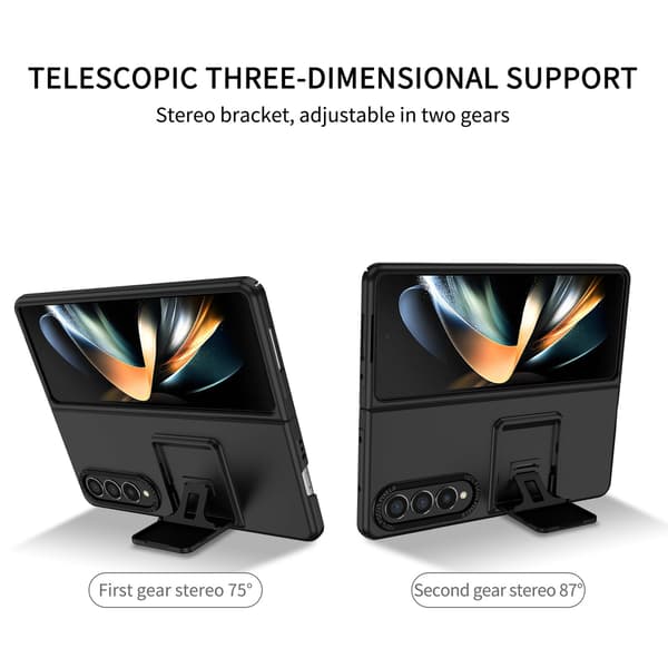 Etui til Samsung Z Fold 7, deksel med justerbart stativ Blue