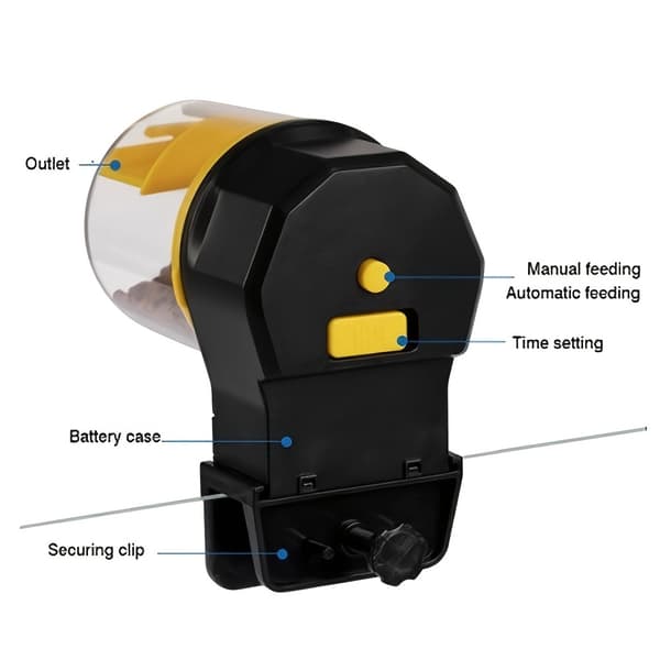 Fiskefoder Intelligent Timing Automatisk Fodring