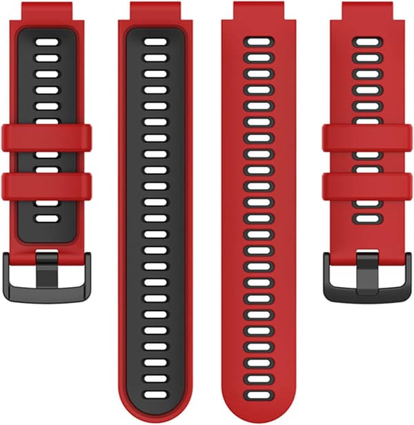 Udskiftningsrem til Garmin Approach S20/Approach S5/S6 Rød Sort Red Black