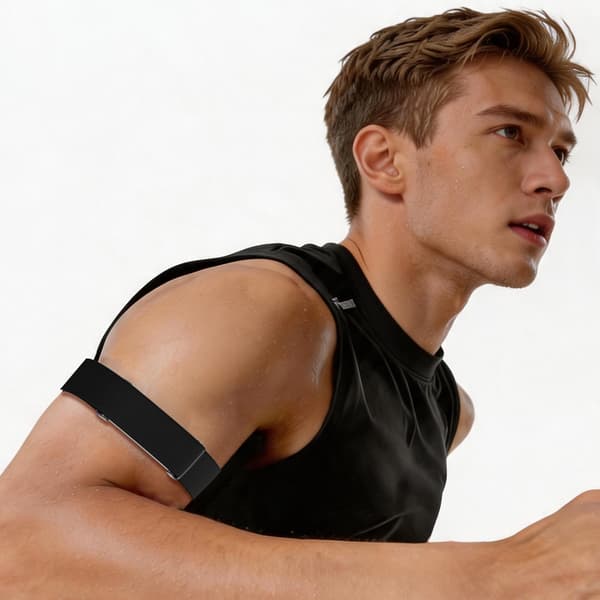 Klokkerem til Google Fitbit Air, elastisk nylonarmbånd med magnetisk spenne Dark Blue