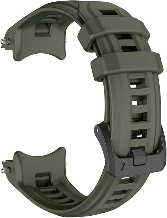 Rem til Garmin Instinct E 45mm, blød silikone erstatningsurrem 22mm Green