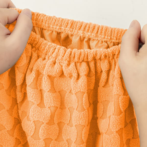 Delt kontorstolovertrekk, høy elastisitet Orange