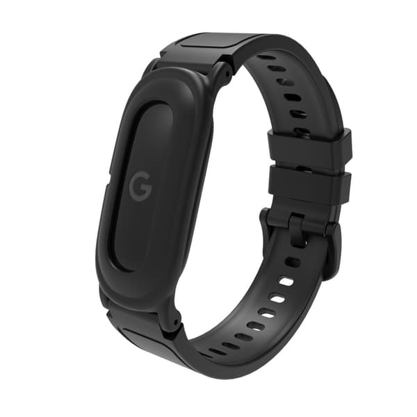 Klokkerem til Google Fitbit Air, ensfarget integrert TPU-armbånd Black