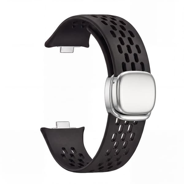 Rem til Xiaomi 8 /9 /10 Pro, magnetisk spenne, pustende silikon Black