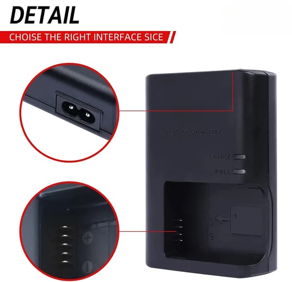 Laddare för Canon LP-E12 LC-E12E LC-E12 batteri