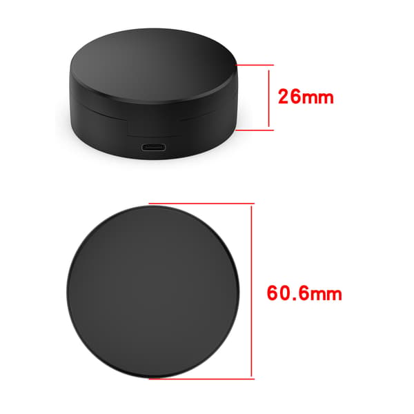 Erstatningsoplader til RingConn Smart Ring, Størrelse 14 Kompatibel (Omkreds 23,1 mm) 14#