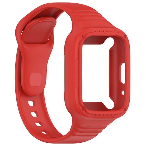 Kellon ranneke Redmi Watch 3 Active -silikonille (punainen)