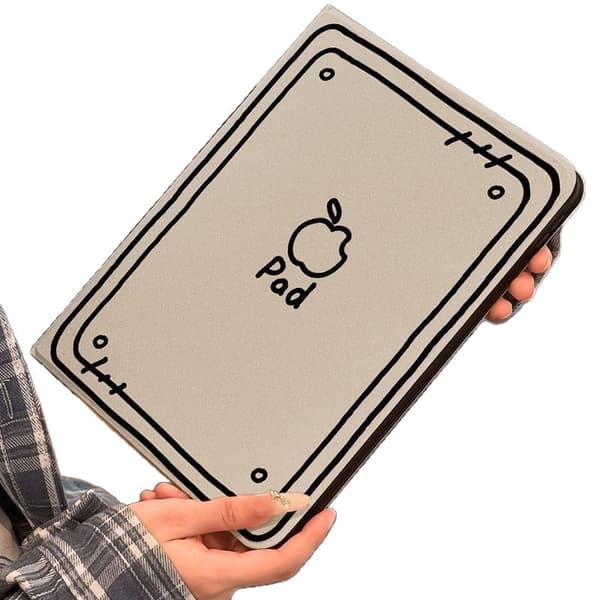 Fodral för iPad Pro 11 2024, Minimalistisk (vit)