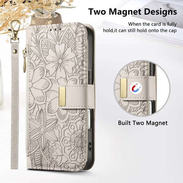 Sammenleggbart PU-flipdeksel til Samsung Galaxy S26 Plus, inkluderer lang snor. Black