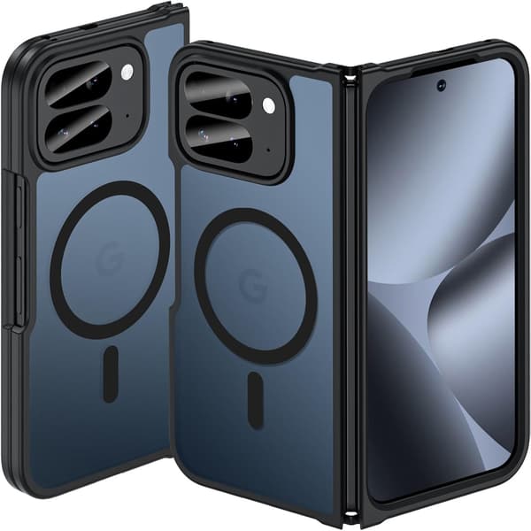 Etui til Google Pixel 10 Pro Fold, magnetisk beskyttende telefonetui Transparent