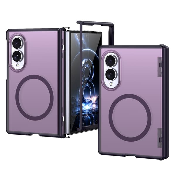 Etui til Samsung Galaxy Z Fold8, matt magnetisk deksel Purple