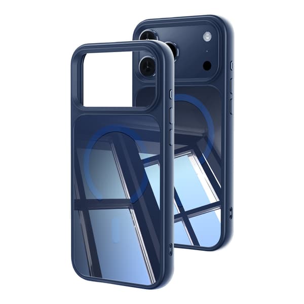 Telefonfodral för iPhone 17 Pro Max Hybrid Stötsäkert Magnetiskt Robust Blue