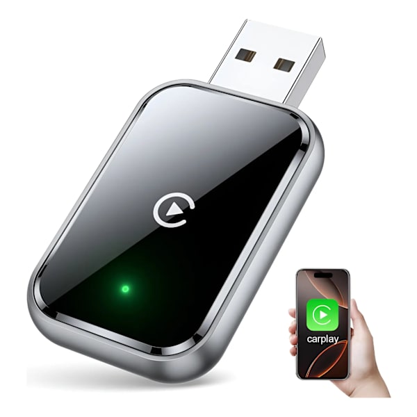 Mini langaton CarPlay-sovitin USB langaton iPhone Plug Play