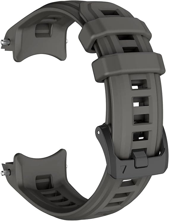 Rem til Garmin Instinct E 45mm, blød silikone erstatningsurrem 22mm Gray