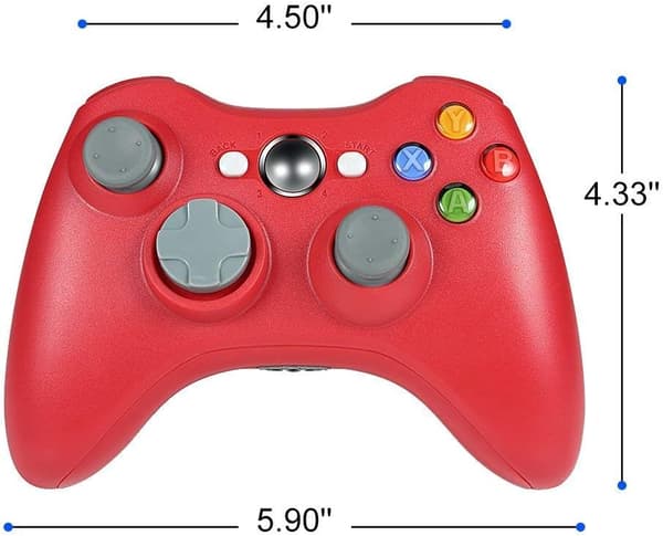 Trådløs Controller Til X-Box360, Pc, Steam – 2.4G Gamepad, Plug And Play Til Windows/Steam Spil Pink
