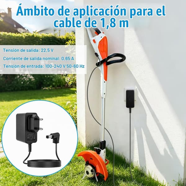 Lader for STIHL FSA45 HSA45 BGA45 – Ladeadapter 22.5V 0.65A, 1.8m