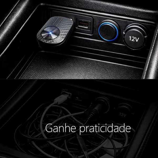 Mini langaton 2-in-1 CarPlay Android Auto -sovitin USB-C