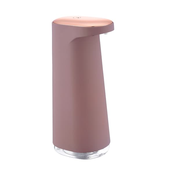 Automatisk skumsæbedispenser, USB genopladelig, Smart sensor/væsketype (lyserød)