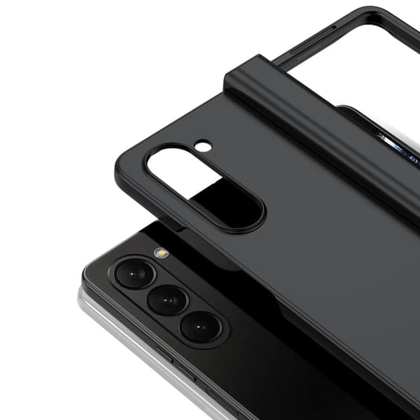 Telefondeksel til Samsung Galaxy Z Fold 7 Hengselbeskyttelse Støtsikkert Robust Full Beskyttelse Black
