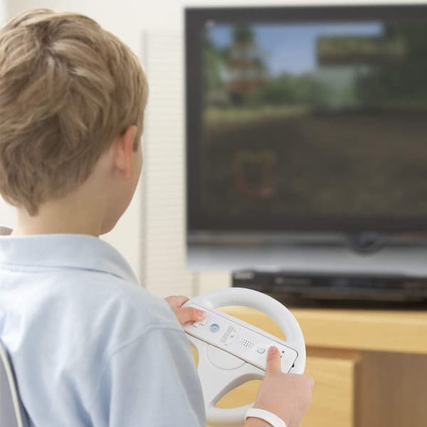 Wii-ratt for Mario Kart, racingspilltilbehør Black