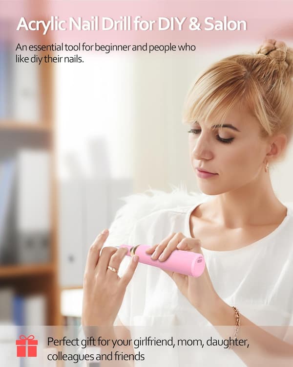 Negleslibemaskine Velegnet Til Manicure Og Pedicure #02 pink
