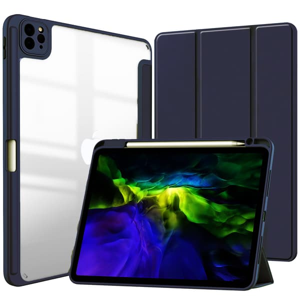 Skyddsfodral för iPad mini 4:e/5:e generationen 7,9 tum, klar akryl baksida