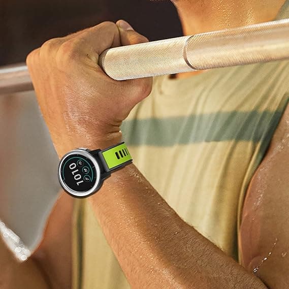 Urrem til Vivoactive 4/Venu 2/3/Forerunner 255, 22mm Blød Silikone Erstatningsrem Lime