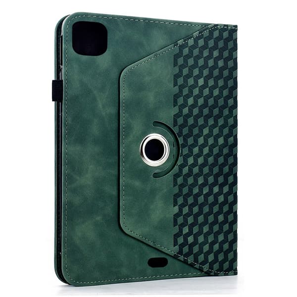 Fodral för iPad mini 7/6, lädermaterial (mörkgrön)