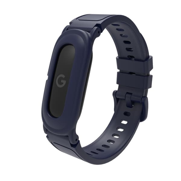 Klokkerem til Google Fitbit Air, ensfarget integrert TPU-armbånd Dark Blue