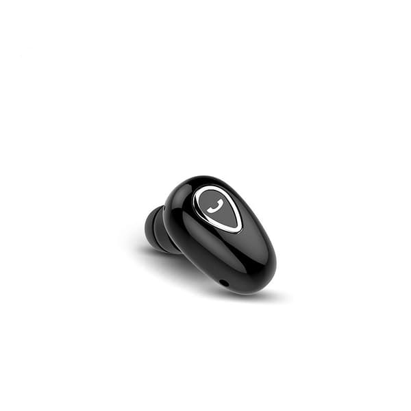 Bluetooth Mini Sportshörlurar med Laddningsfodral, Kompatibla med iOS och Android (Svart)