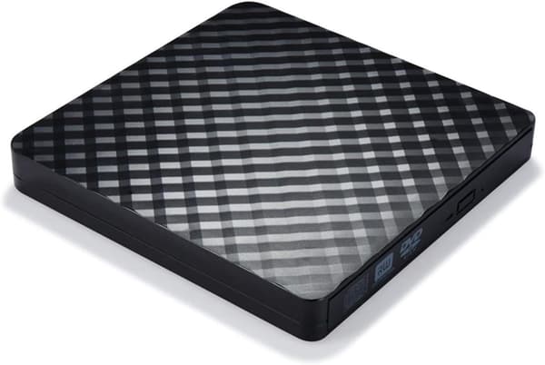 DVD-afspiller, ekstern USB 3.0 bærbar CD/DVD±RW optisk drevbrænder, til bærbar computer stationær (sort)