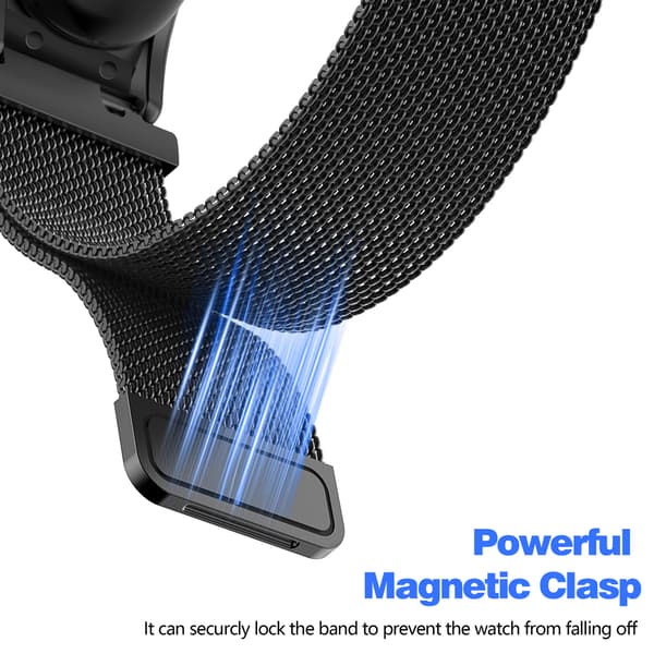 Urrem til Google Fitbit Air, magnetisk metalspænde Rose Gold
