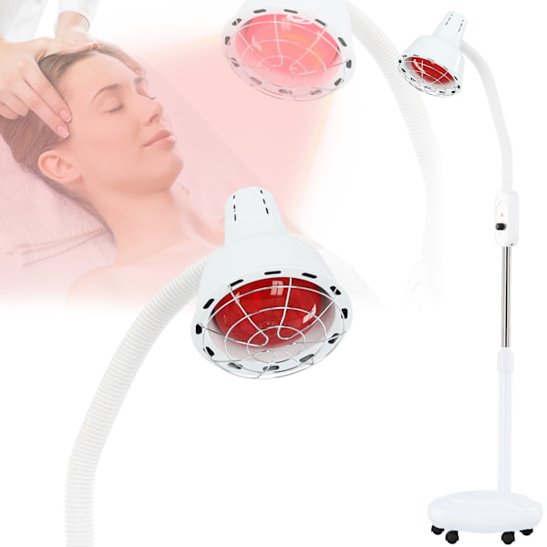 Lampa med infraröd värme Solux stark justerbar