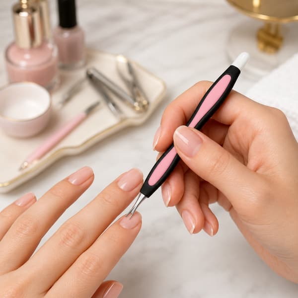 Cuticle mejsel trimmer manikyr rosa