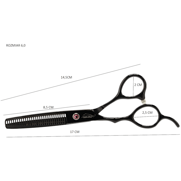 Barberarpincett 6.0 Vänsterhänt Guld N74-PD