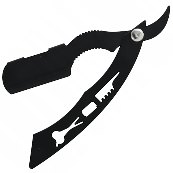 Friseurskär Rakkniv RAZORBLADES Svart I-58-BLACK