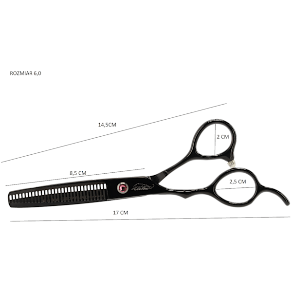 Barberarpincett 6,0 vänsterhänt multi