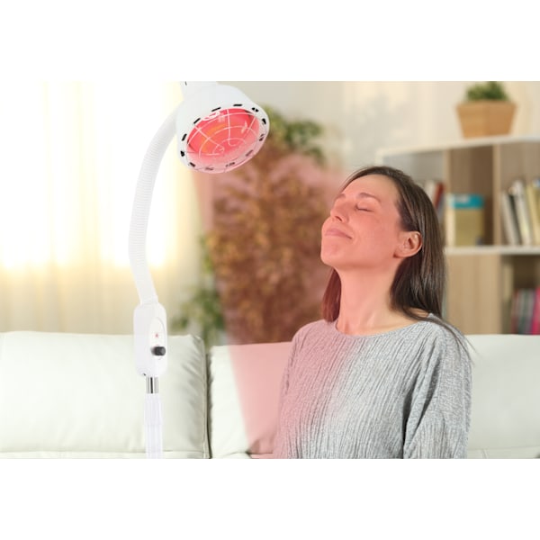 Lampa med infraröd värme Solux stark justerbar