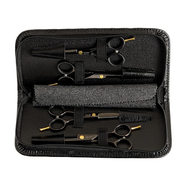 Set frisörsaxar 4,0 4,5 5,5 quatros bl
