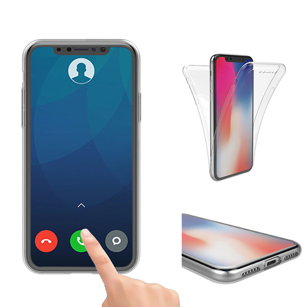 iPhone X/XS | Dubbelsidigt Silikonfodral