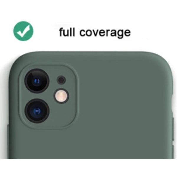 Stötsäker Tpu skal med kameraskydd iPhone 12 Grön