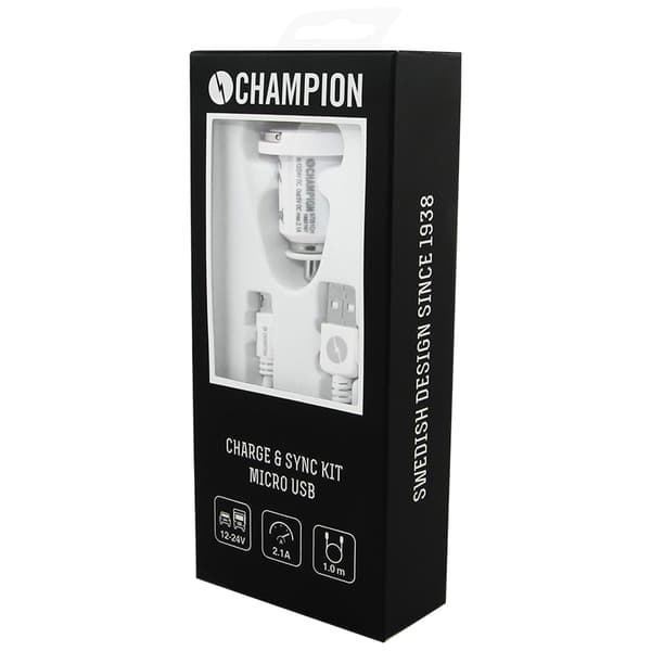Champion Ladd & Synk Kit MicroUSB Bil