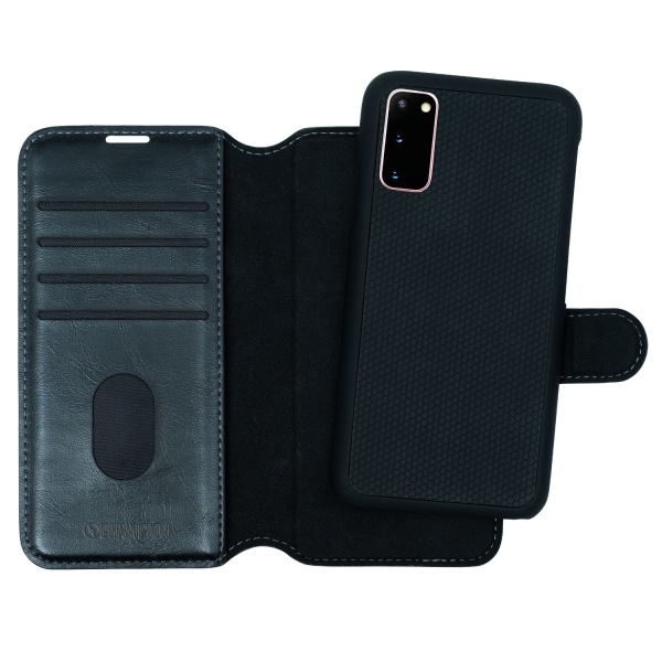 2-in-1 Slim Wallet Case Galaxy S20 svart